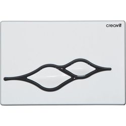 купить Кнопка смыва Creavit GP1001.02 white-black в Кишинёве 