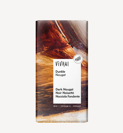 Ciocolată amară cu nuga bio Vivani 100g