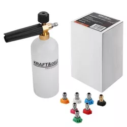 cumpără Accesoriu  mașini de curățat de mare presiune Kraft&Dele KD1270 пеногенератор + 7 насадок, 1 л în Chișinău 