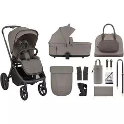 cumpără Сărucior pentru copii Kikka Boo 31001020170 Carucior 2in1 Goya Platinum Mocca în Chișinău 