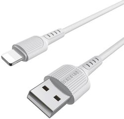 купить Кабель для моб. устройства Borofone BX16 Easy cable Lightning, White в Кишинёве