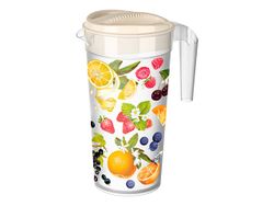 Кувшин с крышкой Phibo 1.5l "Фрукты"
