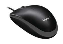 Mouse Logitech B100 OEM, Optical, 800 dpi, 3 buttons, Ambidextrous, Black, USB