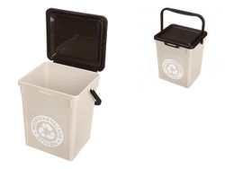 Container pentru gunoi Bytplast 8l, 23.5X21X25cm, bej