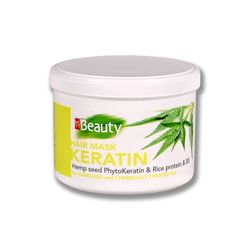 Маска для поврежденных волос, SOLVEX MMBeauty, 500 мл., KERATIN - ревитализация, с фитокератином из семян конопли