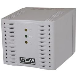 Stabilizer Voltage PowerCom  TCA-2000, 2000VA/1000W, White, 4 Shuko socket