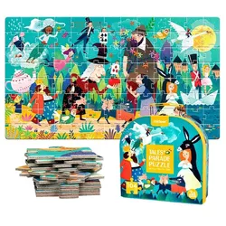 купить Головоломка Mideer MD3098 Puzzle în valiză Parada basmelor, 104 elem. в Кишинёве 