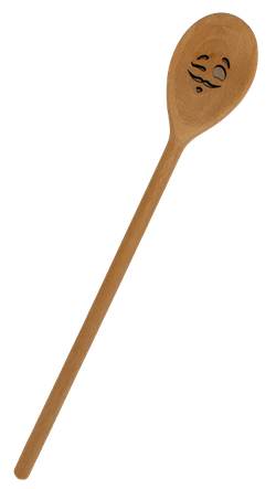 Lingura lemn decupata 35 cm
