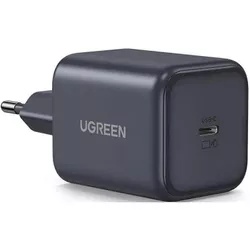 купить Зарядное устройство сетевое Ugreen 65052 GaN Charger 1xType-C 45W X524, Black в Кишинёве 