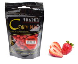 Aluat pufat Traper Corn Puff 4mm 20g - Truskawka (căpșuni)