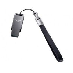 32GB USB3.1 Flash Drive Apacer "AH360", Black Nickel, Slim Metallic, Capless (AP32GAH360A-1)