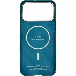 cumpără Husă pentru smartphone Pitaka Iphone 17 Pro Ultra-Slim (Monogram-Gold/Green) (KI1701PTK) în Chișinău 