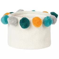 купить Короб для хранения Premaman PCHUSH-ECR-UNQ Cos pentru depozitare brodat Pom Poms в Кишинёве 