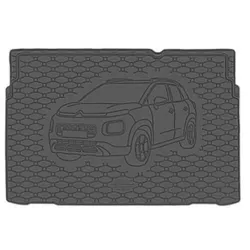 купить Коврик для автомобиля Rigum Citroen C3 Aircross 17-/21-(GKK) Багажник /carpete auto в Кишинёве 