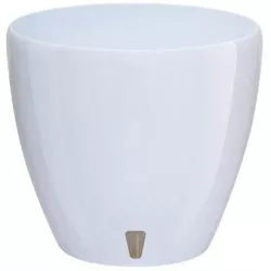 cumpără Ghiveci pentru flori Santino Deco Twin (9.0L, Alb) în Chișinău 