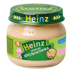 Heinz пюре нежная крольчатинка 6+мес. 80г