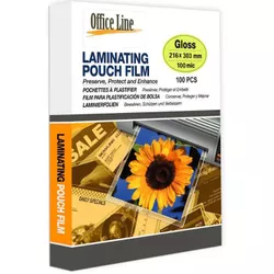 cumpără Folie pentru laminare Office Line OL.LG100 Folie pentru laminare A4 100mkm (100 foi) în Chișinău 