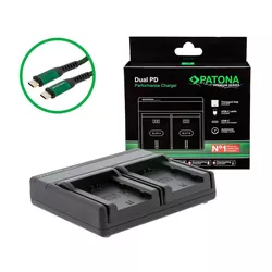 купить Зарядное устройство для фото-видео Patona Premium Dual PD charger p/u Fuji NP-W235 USB-C в Кишинёве 