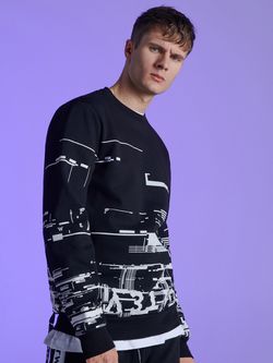 Трикотаж CROPP Чёрный vc281-99x