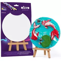 купить Набор для творчества Okto 15007 Bază rotundă 16cm cu mini-șevalet в Кишинёве 