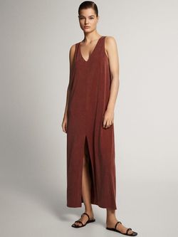 Платье Massimo Dutti Кирпичный 6628/915/614