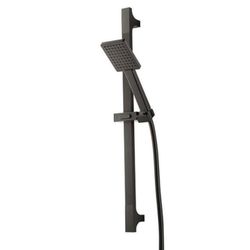 cumpără Set pentru duș HERZ SQ Black a50B (bara+futun+para) UH12464B în Chișinău 