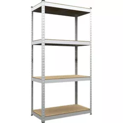 cumpără Raft de depozitare Nex Home Raft metalic Budget 1600x800x400mm, 4 nivele MDF, galvanizat în Chișinău 