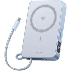 cumpără Acumulator extern USB (Powerbank) Ugreen 65958B, Power Bank MagFlow Qi2.2 10000mAh, 30W, Starlight Blue în Chișinău 