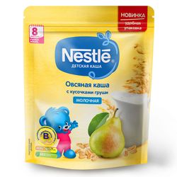 Каша овсяная-груша с молоком Nestle, с 8 месяцев, 220г