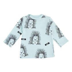 cumpără Haine pentru copii Minikin 242290386 Hedgehog Лонгслив голубой с рисунком 12-18мес (86см) în Chișinău 