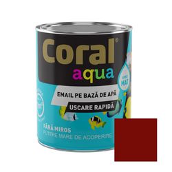CORAL AQUA Эмаль на Водной Основе, Коричневая 0,6 л