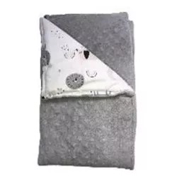 cumpără Lenjerie de pat pentru copii PernaMea Paturica Minky 2in1 100x80cm Veverita gri (PM.102121/1) în Chișinău 