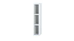 Open hanging body with shelves, white, for the kitchen, 150 mm