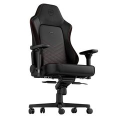 Gaming Chair Noble Hero NBL-HRO-PU-BRD Black/Red, User max load up to 150kg / height 165-190cm
