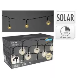 cumpără Ghirlandă Promstore 54351 Luminițe Globuri 30 LED, 4,5m, alb cald în Chișinău 