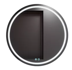 купить Зеркало для ванной Bayro Elipso круглое 800x800 LED touch c подогревом в Кишинёве 