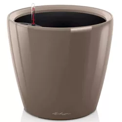 купить Цветочный горшок Lechuza Classico Premium 35 LS, Shiny Taupe в Кишинёве 