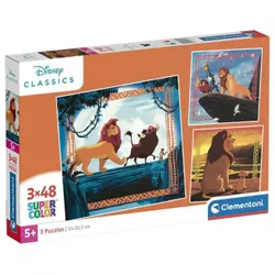 cumpără Puzzle Clementoni Puzzle 3x48 The Lion King (25323) în Chișinău 