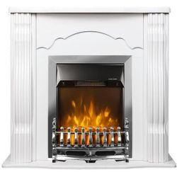 купить Камин электрический ArtFlame Clasic & Galileo silver, 883x950x300 mm, Alb в Кишинёве 