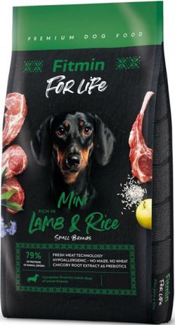 cumpără Hrană pentru animale de companie Fitmin Dog For Life Lamb & Rice Mini 12 kg în Chișinău 