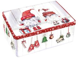 Коробка рождественская прямоугольная 18X11X7cm "Гномы"
