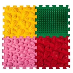 cumpără Covoraș de joacă Ortek 3448 Covoras masaj picioare - MIX 07789 (4 buc) în Chișinău 