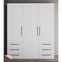 cumpără Dulap Bayro Serenity 1800x2200x518 gri asfalt cu 6 sertare în Chișinău 