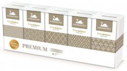 Платочки носовые Harmony Premium 4 слоя