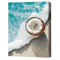 купить Картина по номерам BrushMe RBS54314FC 30x40cm (fără cutie) Un gust de tropice в Кишинёве 