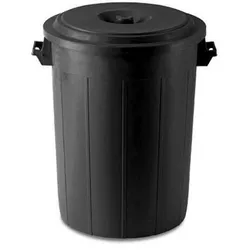 купить Урна для мусора Uniplast 37194N 100 L (negru) STP в Кишинёве 