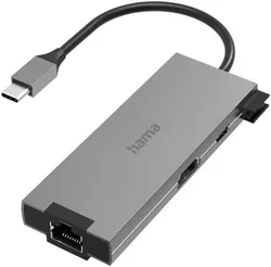 cumpără Adaptor IT Hama 200109 Usb-C Hub, Multiport, 5 Ports, 2 X Usb-A, Usb-C, Hdmi™, Lan/Ethernet în Chișinău 