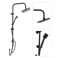 купить Набор для душа Holland 55574 Set de dus Bathroom: 2 pare, furtun, suport negru, inox в Кишинёве 