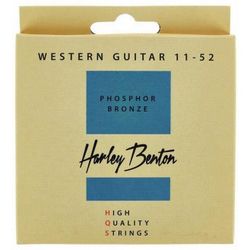 купить Аксессуар для музыкальных инструментов Harley Benton HQS WE 11-52 PB corzi chitara acustica set в Кишинёве 