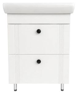 cumpără Dulap pentru lavoar Mashtab 22275 Palma (ML) cu 2 sertare 650x470x850 Alb mat în Chișinău 